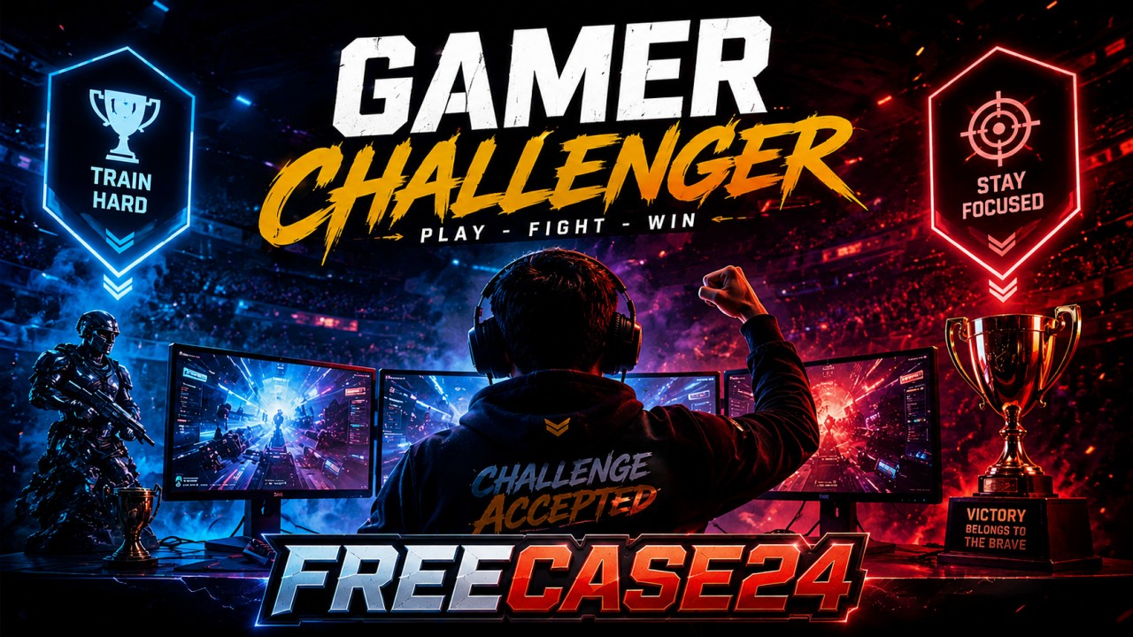 Play Gamer Challenger Online Free on Freecase24 Today